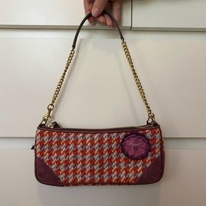 Vintage tweed coach bag